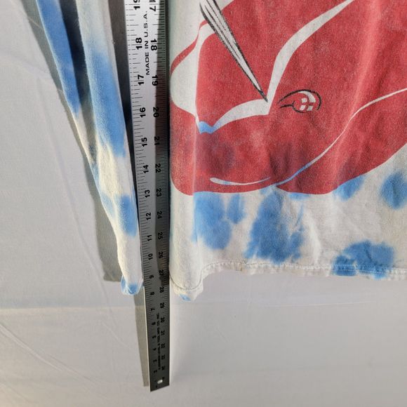 VINTAGE The Rolling Stones White Classic Tongue Crewneck T-Shirt Men's Large - Picture 6 of 7